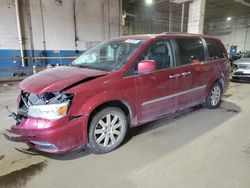 Vehiculos salvage en venta de Copart Woodhaven, MI: 2015 Chrysler Town & Country Touring