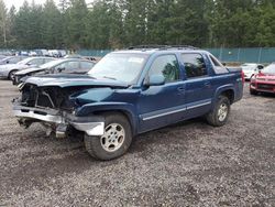 Chevrolet salvage cars for sale: 2005 Chevrolet Avalanche K1500