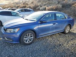 Salvage cars for sale at Reno, NV auction: 2016 Volkswagen Passat S