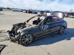 Salvage cars for sale at Sacramento, CA auction: 2016 Mercedes-Benz C300