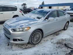 Salvage cars for sale from Copart Woodhaven, MI: 2013 Ford Fusion Titanium