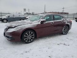 Salvage cars for sale from Copart Chicago Heights, IL: 2016 Acura TLX Tech