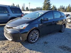 Salvage cars for sale at Graham, WA auction: 2017 Toyota Prius V