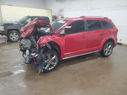 Salvage cars for sale at Davison, MI auction: 2017 Dodge Journey Crossroad