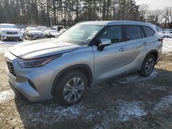 Salvage cars for sale at North Billerica, MA auction: 2024 Toyota Highlander LE