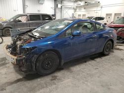 Salvage cars for sale from Copart Ontario Auction, ON: 2012 Honda Civic LX