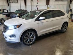 Salvage cars for sale at Franklin, WI auction: 2017 Ford Edge Sport