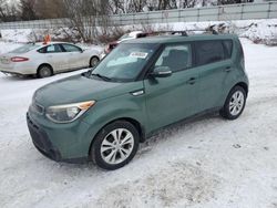 Salvage cars for sale at Davison, MI auction: 2014 KIA Soul +