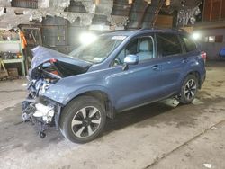 Salvage cars for sale from Copart Albany, NY: 2018 Subaru Forester 2.5I Limited