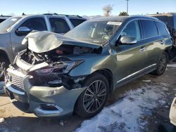 Vehiculos salvage en venta de Copart Littleton, CO: 2017 Infiniti QX60