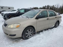 Toyota Vehiculos salvage en venta: 2005 Toyota Corolla CE