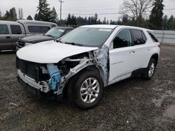 Salvage cars for sale from Copart Graham, WA: 2019 Chevrolet Traverse LS