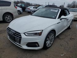 Salvage cars for sale at auction: 2018 Audi A5 Premium