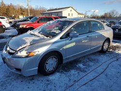 Salvage cars for sale from Copart York Haven, PA: 2009 Honda Civic Hybrid