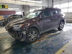 Salvage cars for sale at Fort Wayne, IN auction: 2018 Toyota Rav4 LE