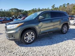 Salvage cars for sale from Copart Houston, TX: 2015 Toyota Highlander XLE