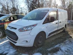 Salvage trucks for sale at Baltimore, MD auction: 2016 Ford Transit Connect XLT