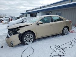 Salvage cars for sale at Wayland, MI auction: 2012 Toyota Camry SE