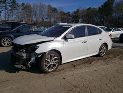 Salvage cars for sale at Austell, GA auction: 2015 Nissan Sentra S