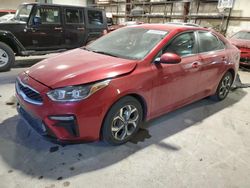 Salvage cars for sale at Eldridge, IA auction: 2019 KIA Forte FE