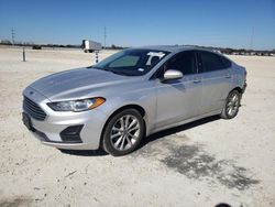 Salvage cars for sale at New Braunfels, TX auction: 2019 Ford Fusion SE