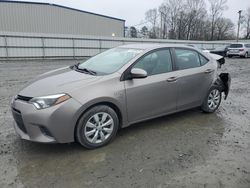 Salvage cars for sale at Gastonia, NC auction: 2016 Toyota Corolla L