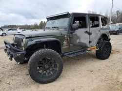 Jeep Wrangler salvage cars for sale: 2015 Jeep Wrangler Unlimited Sport