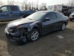 Salvage cars for sale at Baltimore, MD auction: 2007 Honda Accord EX