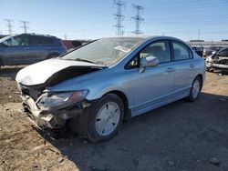 Honda salvage cars for sale: 2007 Honda Civic Hybrid