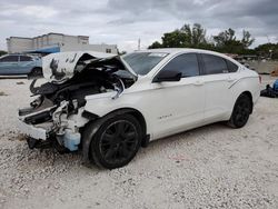 Salvage cars for sale at Opa Locka, FL auction: 2017 Chevrolet Impala LS