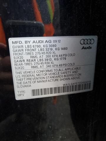 2013 Audi Q7 Premium Plus