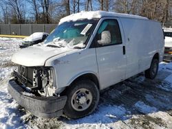 Chevrolet salvage cars for sale: 2017 Chevrolet Express G3500