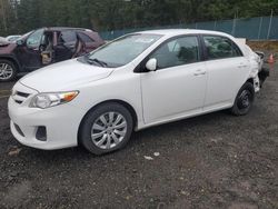 Toyota salvage cars for sale: 2012 Toyota Corolla Base