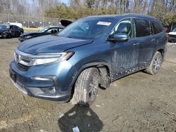 Salvage cars for sale at Waldorf, MD auction: 2019 Honda Pilot Touring