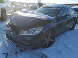 Honda salvage cars for sale: 2016 Honda Accord EXL