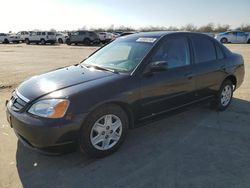 Salvage cars for sale at Fresno, CA auction: 2003 Honda Civic DX