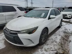 Salvage cars for sale from Copart Elgin, IL: 2016 Toyota Camry LE