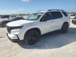 Salvage cars for sale at auction: 2025 Honda Pilot Black