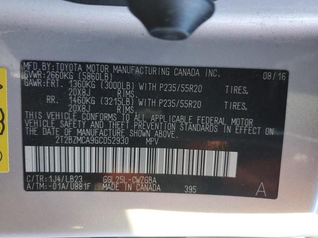 2016 Lexus RX 350 Base