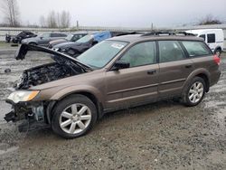 Salvage cars for sale at Arlington, WA auction: 2009 Subaru Outback 2.5I