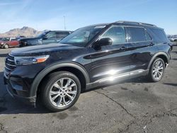 Salvage cars for sale at North Las Vegas, NV auction: 2021 Ford Explorer XLT