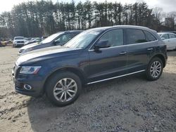 Salvage cars for sale at North Billerica, MA auction: 2015 Audi Q5 Premium Plus