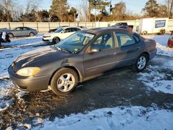 Salvage cars for sale at Hampton, VA auction: 2004 Ford Taurus SES