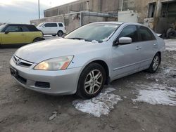 Salvage cars for sale at Fredericksburg, VA auction: 2006 Honda Accord EX