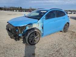 Salvage cars for sale at Lumberton, NC auction: 2022 Hyundai Kona N Line