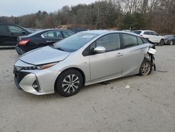 Salvage cars for sale at North Billerica, MA auction: 2021 Toyota Prius Prime LE