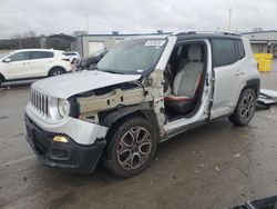 Jeep salvage cars for sale: 2015 Jeep Renegade Limited