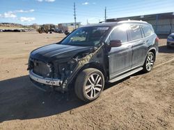 Salvage cars for sale at Colorado Springs, CO auction: 2016 Honda Pilot Elite