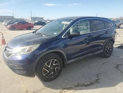 2016 Honda CR-V SE en venta en Grand Prairie, TX