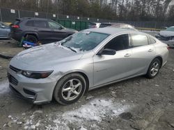 Chevrolet Malibu ls salvage cars for sale: 2016 Chevrolet Malibu LS